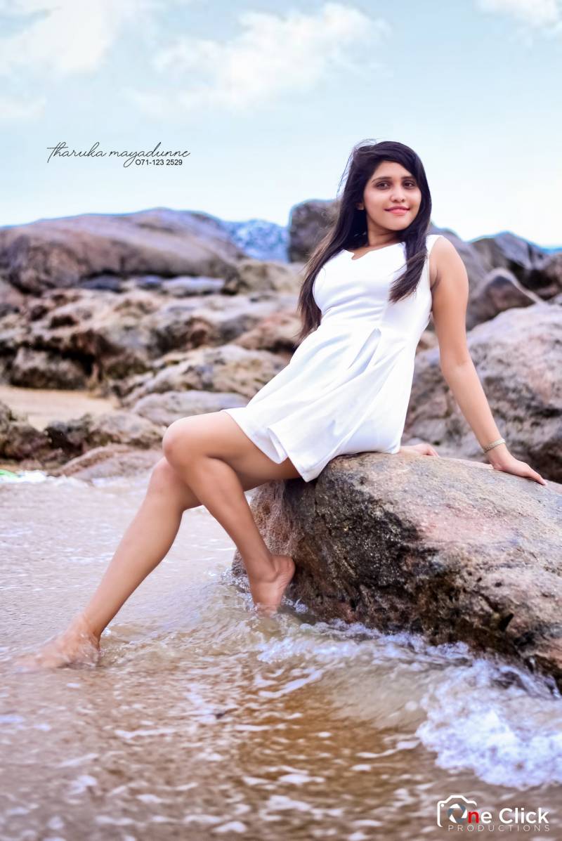 Madushi Ranasinghe White Dress