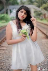 Madushi Ranasinghe White Dress