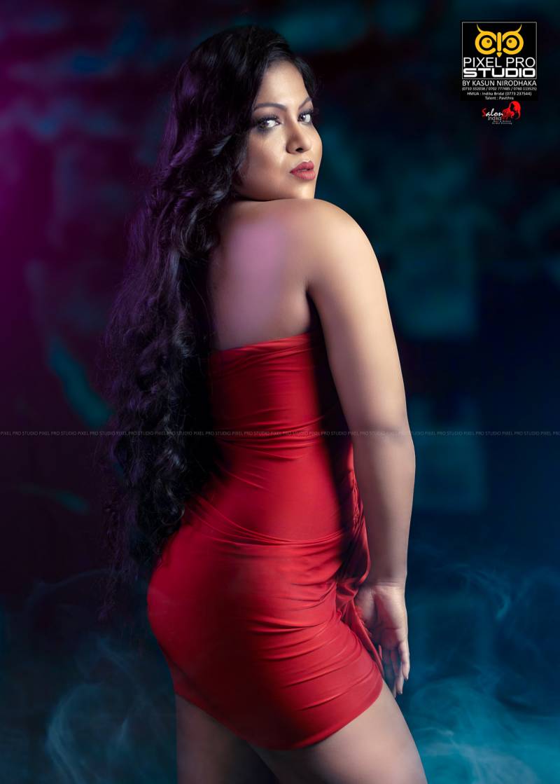 Pavithra Pavi Red Dress