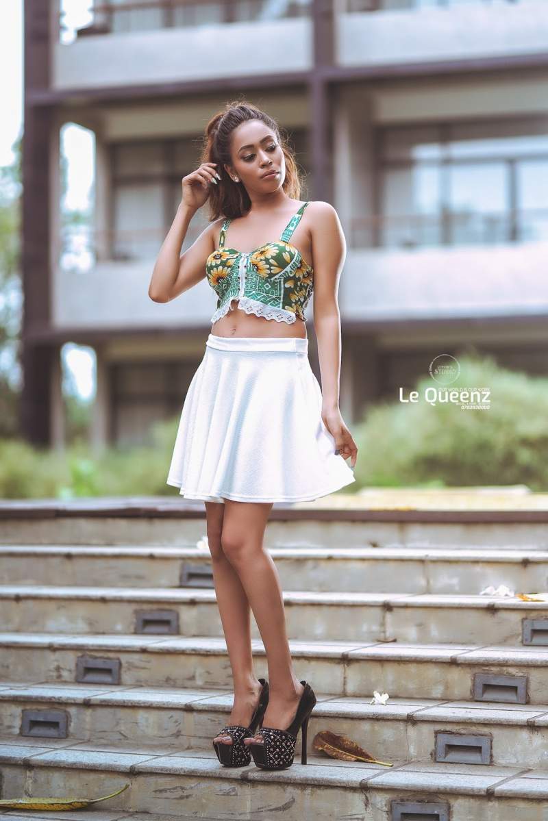 Jesica Alwis White Mini Skirt