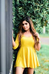 Prashani Perera Yellow Dress