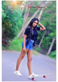 Shani Drmz Tutu Denim Shorts