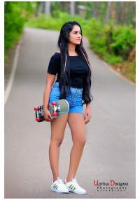 Shani Drmz Tutu Denim Shorts