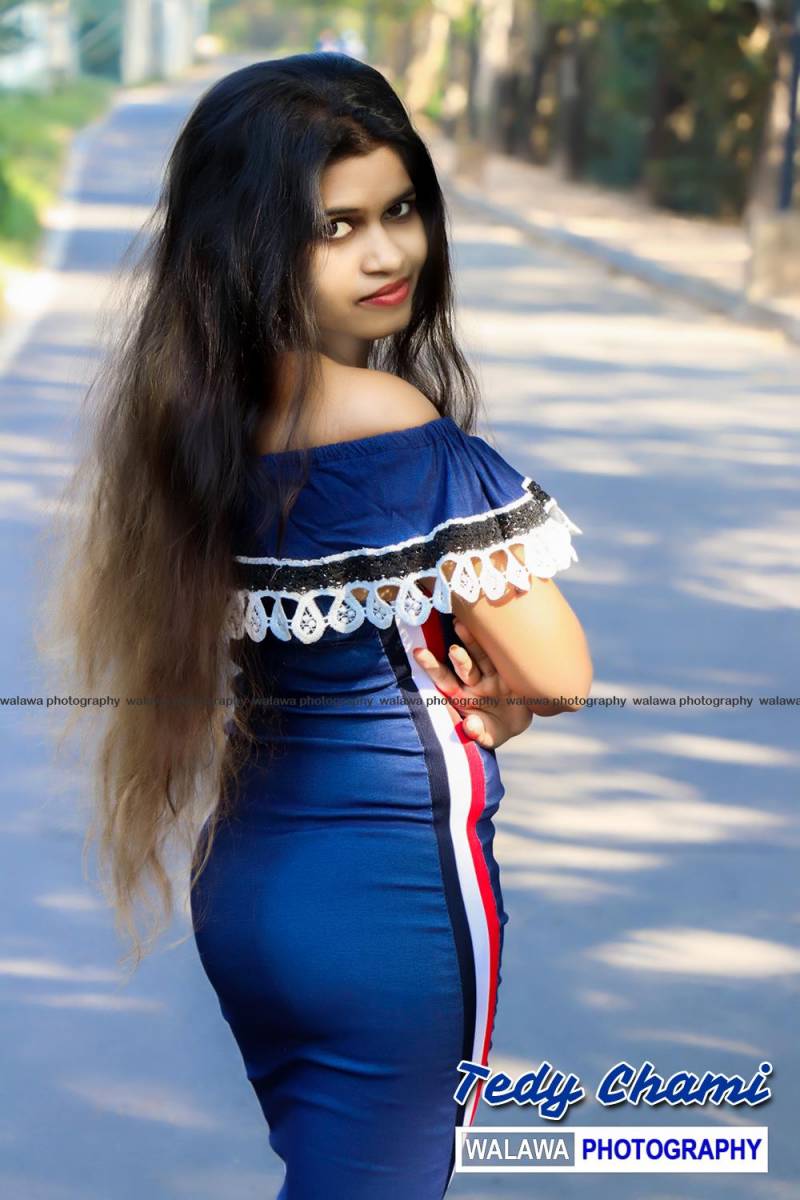 Tedy Cham Blue Tight Dress