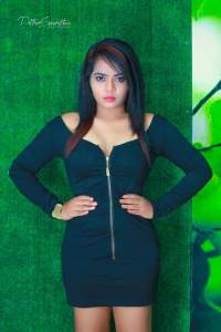 Rashee Zara Tight Black Dress