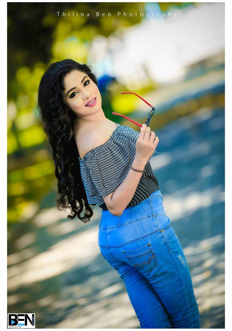 Sinethi Akila In Tight Jeans