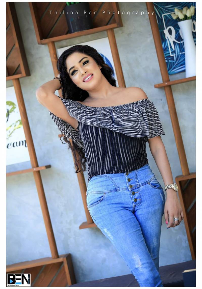 Sinethi Akila In Tight Jeans