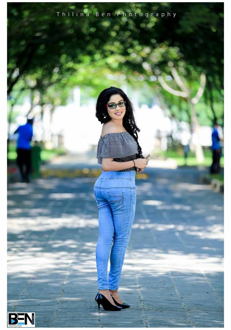 Sinethi Akila In Tight Jeans