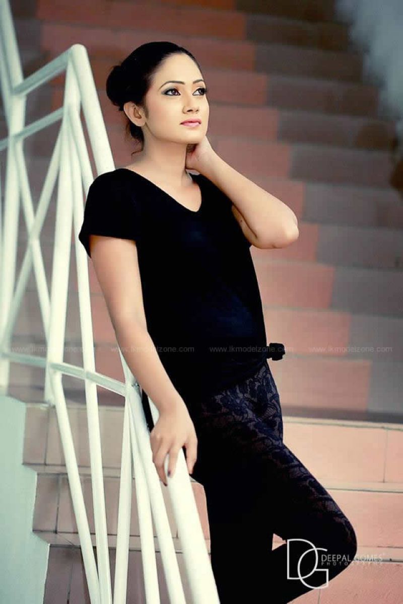 Dilsha Anuradhi In Black