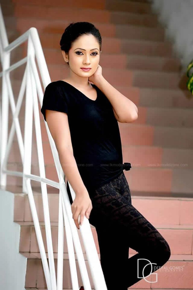 Dilsha Anuradhi In Black