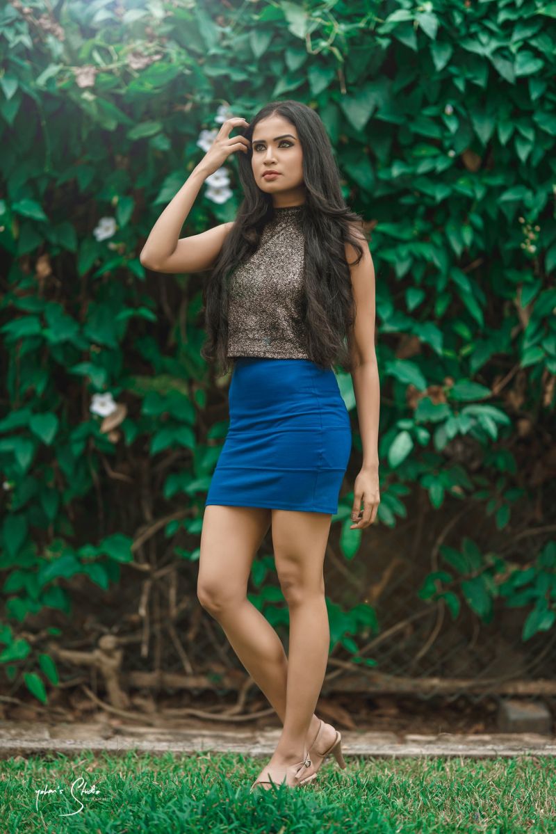 Poornima Videshika Hot Mini Skirt Clicks