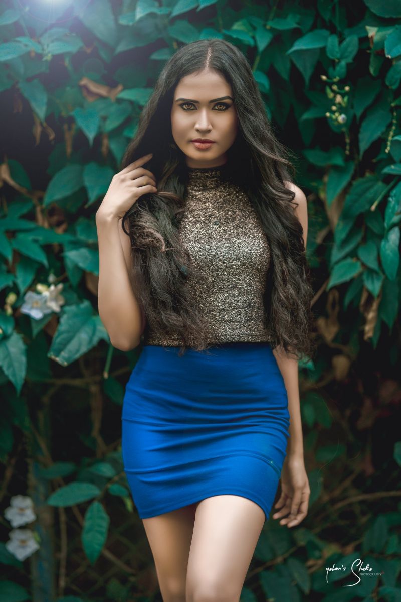 Poornima Videshika Hot Mini Skirt Clicks