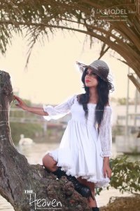 Isuri Kanchana White Frock Clicks