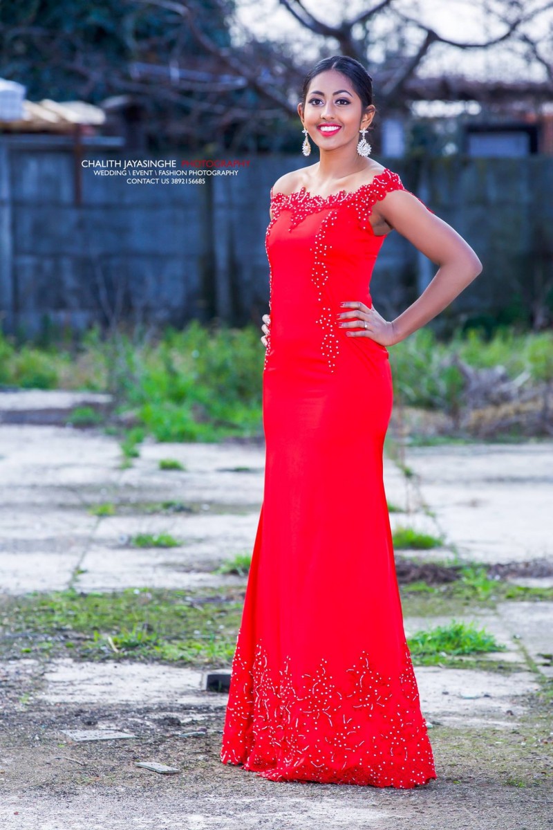 Tarushi Contrath Red Dress Shoot