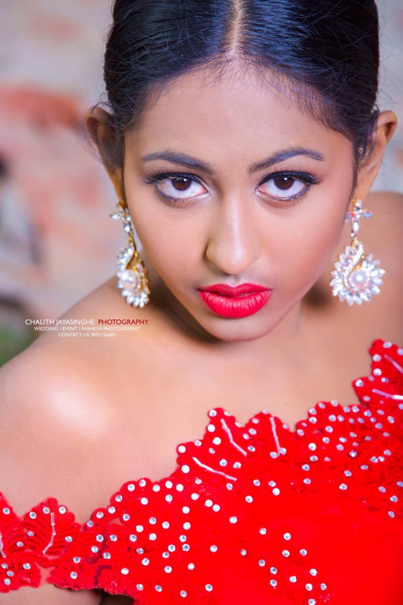 Tarushi Contrath Red Dress Shoot