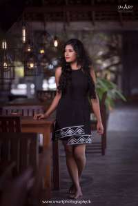 Asha Samarawickrama Black Dress