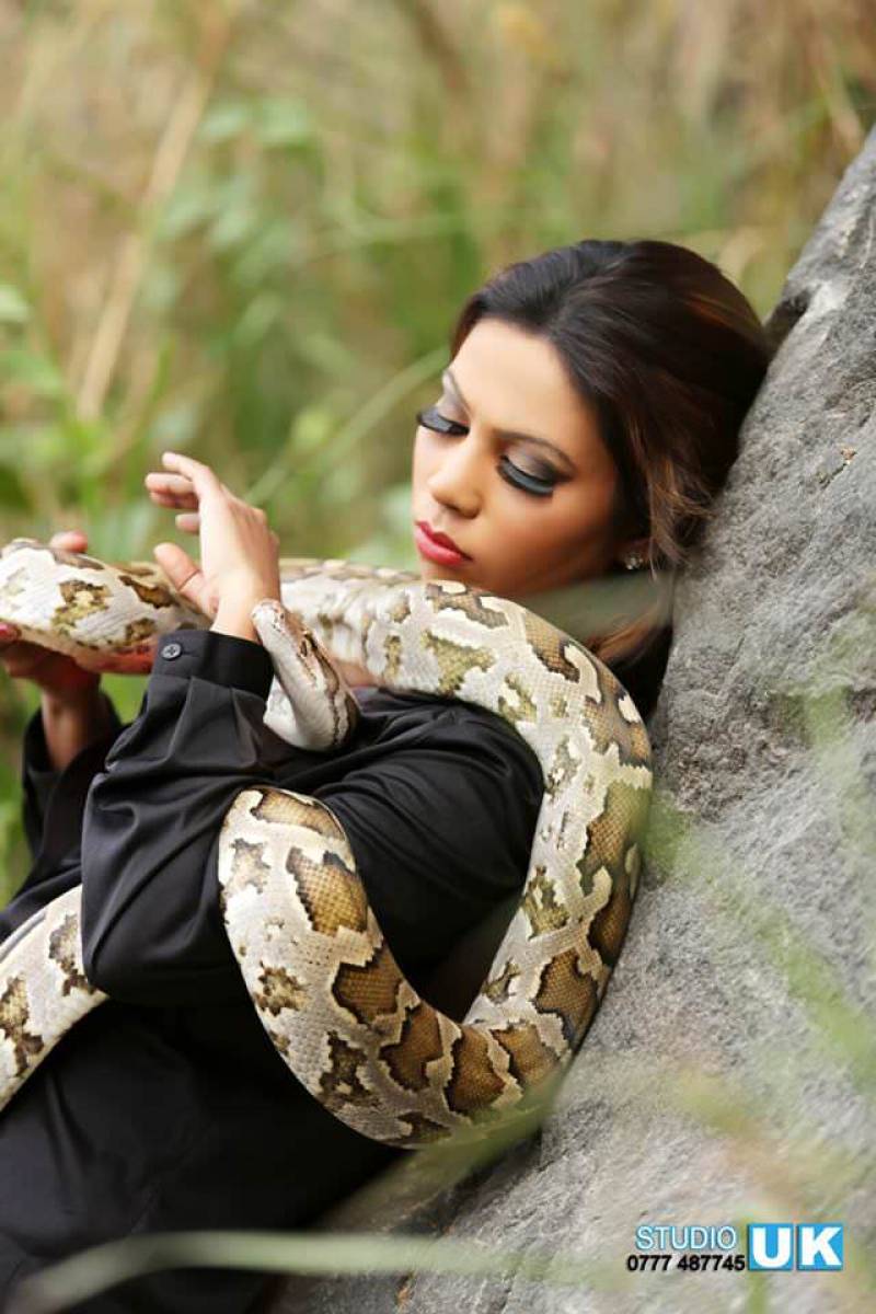 Anushka Niranjali With A Python