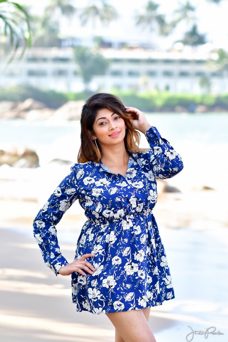 Sheha In Short Blue Dress