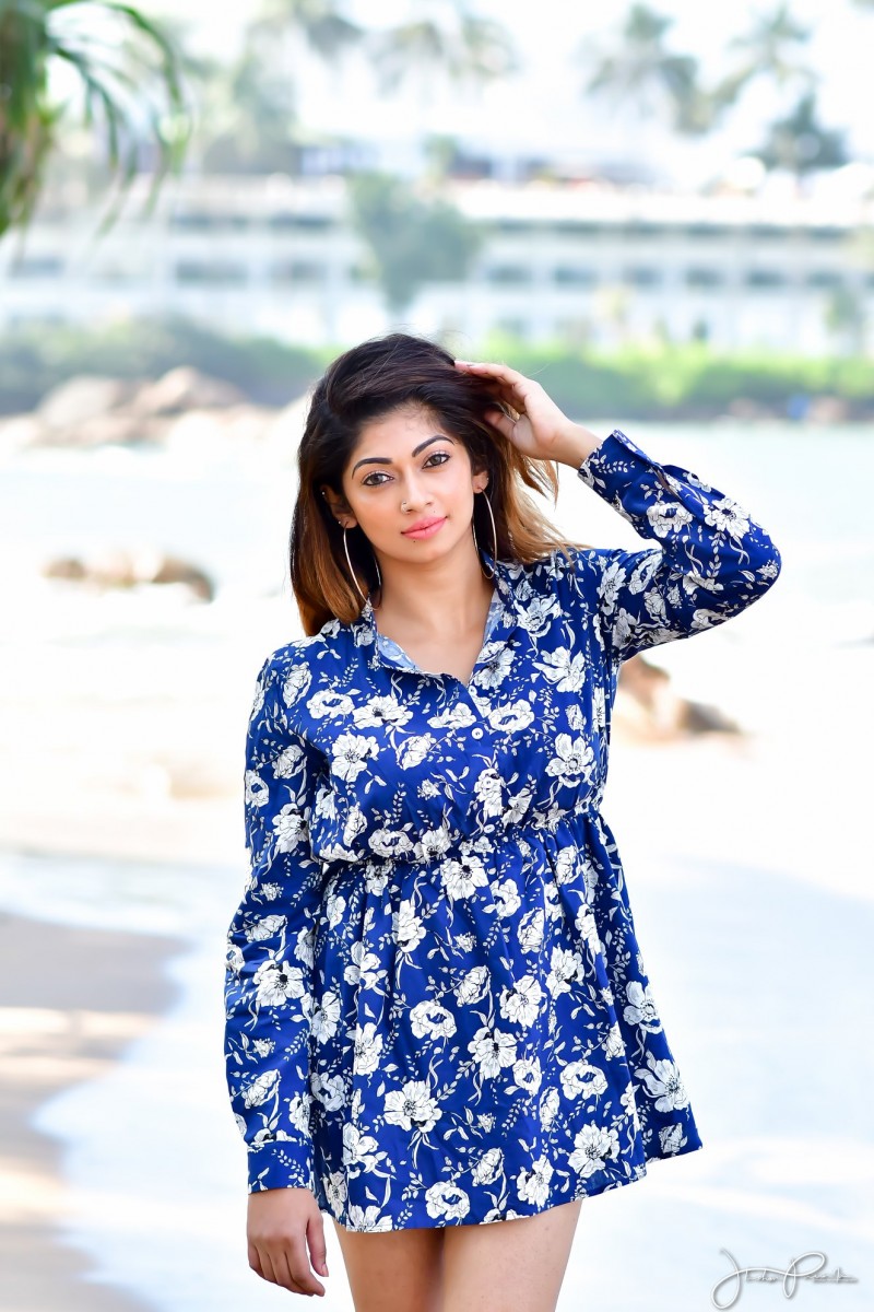 Sheha In Short Blue Dress