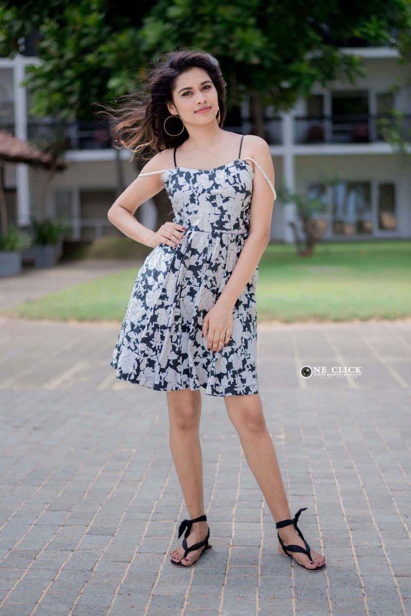 Kavindya Sammani Short Dress