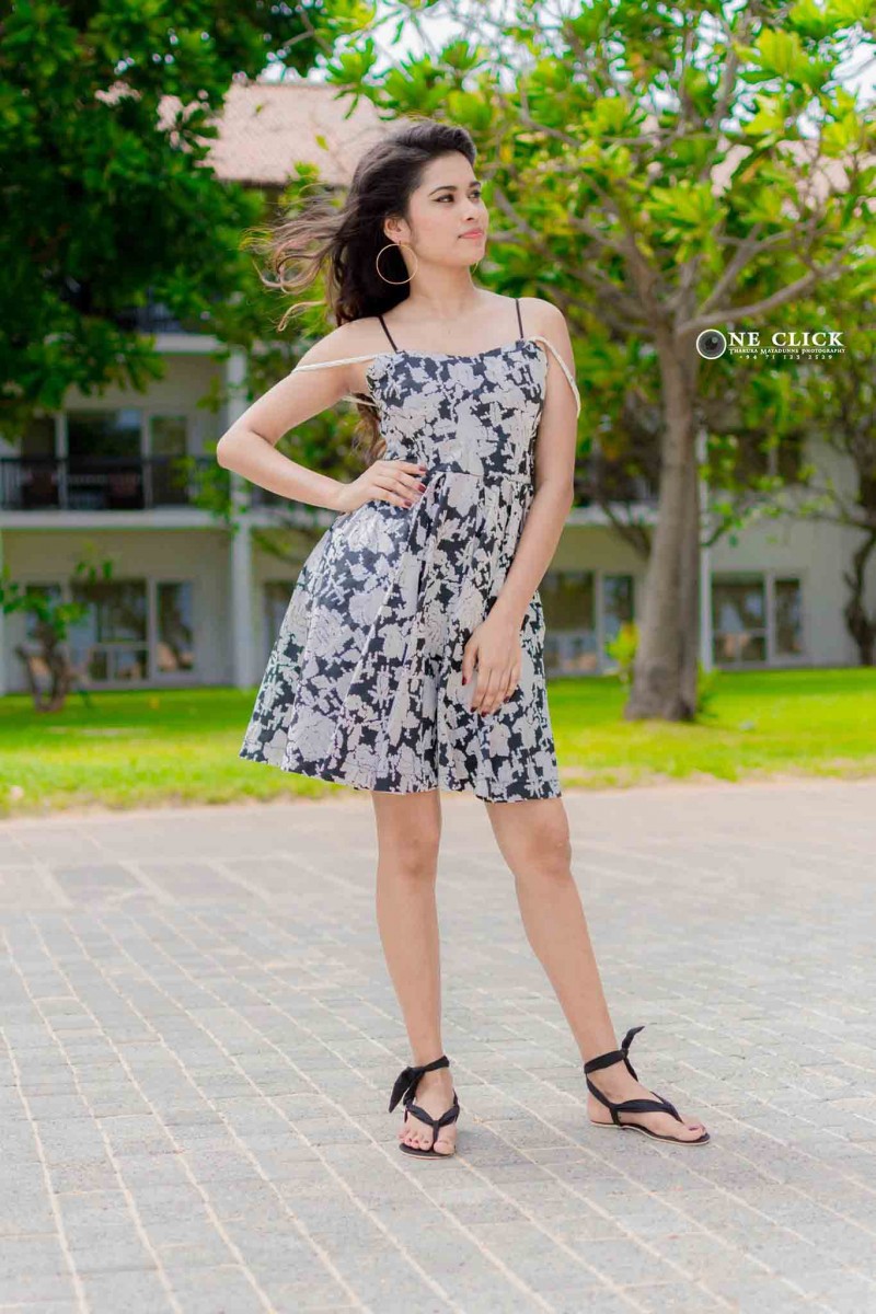 Kavindya Sammani Short Dress