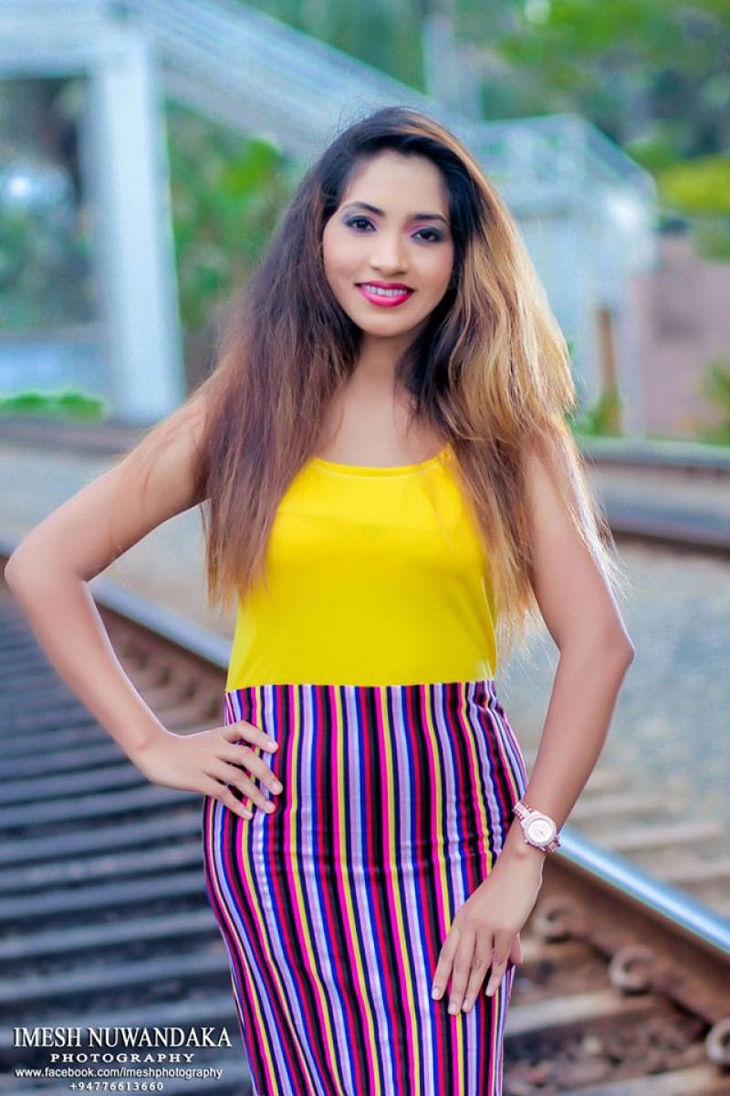 Chandima Fernando Sexy Skirt Shoot