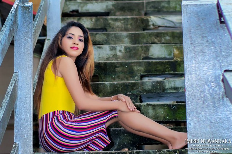 Chandima Fernando Sexy Skirt Shoot