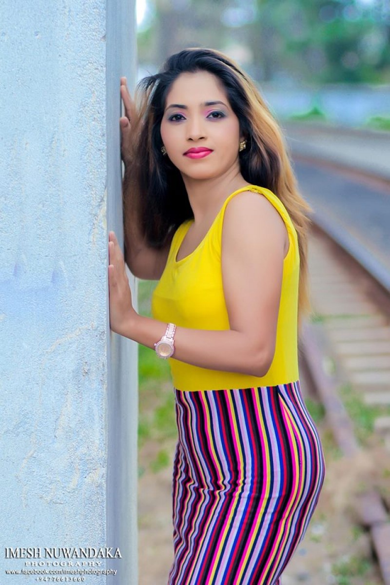 Chandima Fernando Sexy Skirt Shoot