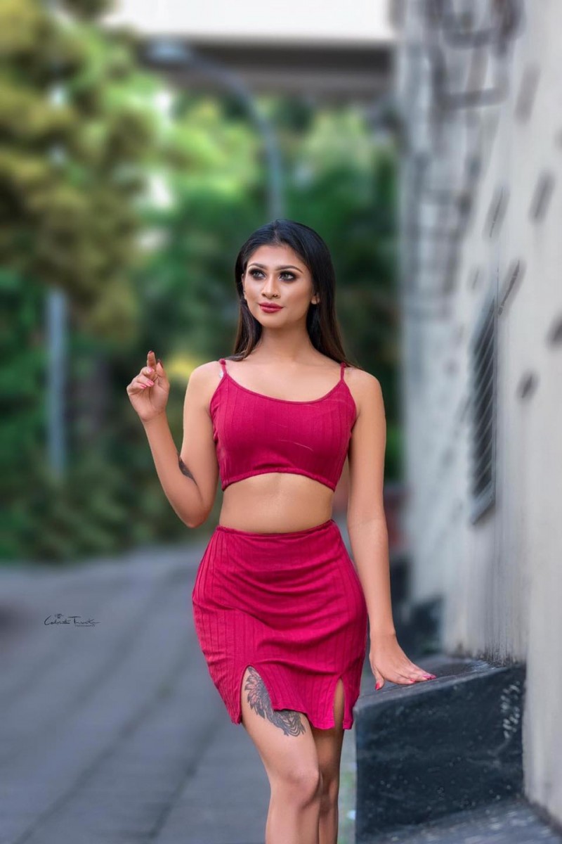 Pooja Vindy Red Dress