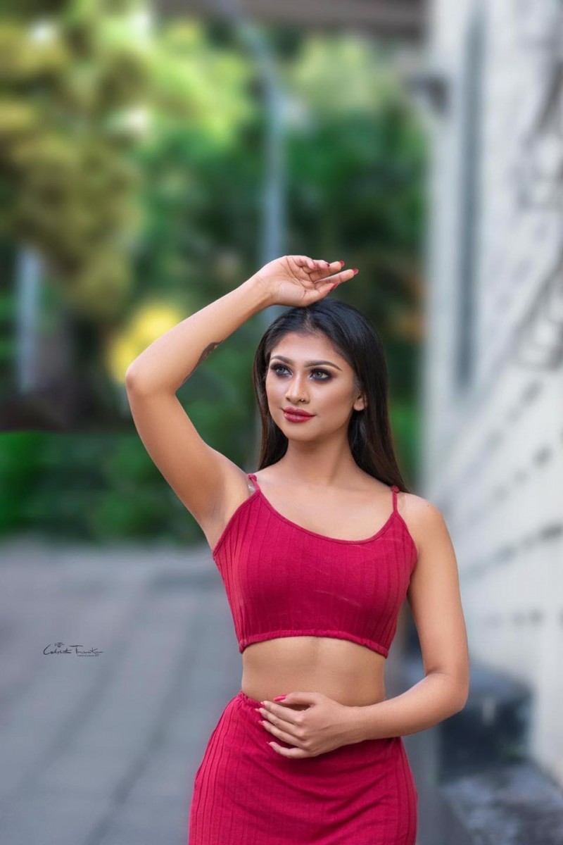 Pooja Vindy Red Dress