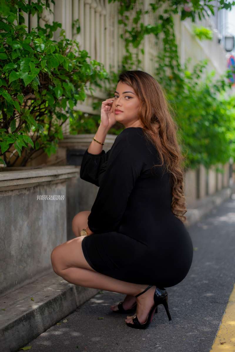 Sarah Sangz Black Tight Dress