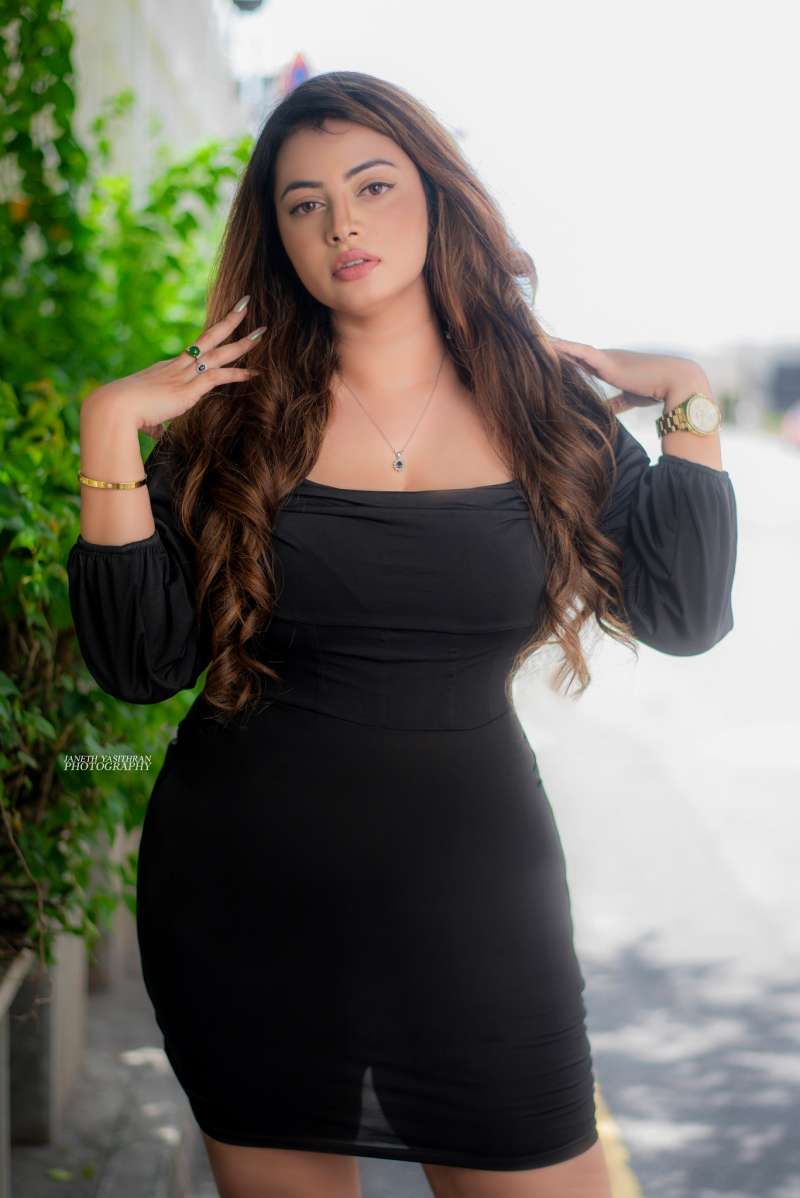 Sarah Sangz Black Tight Dress