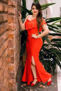 Vinu Udani Red Dress Clicks