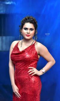 Shani Perera Red Dress