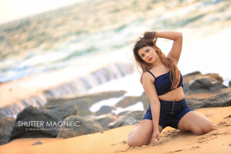 Hashini Withanaarachchi Beach Shoot