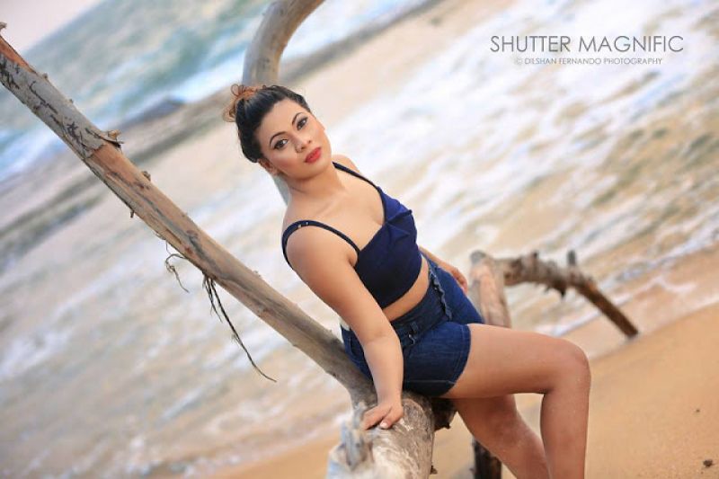 Hashini Withanaarachchi Beach Shoot