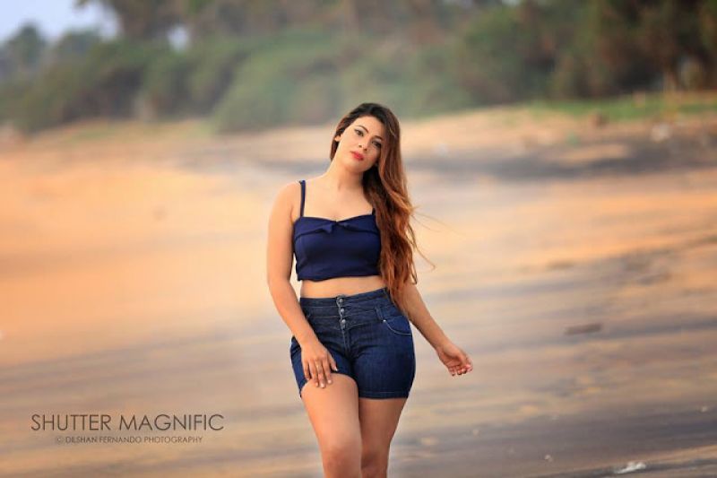 Hashini Withanaarachchi Beach Shoot