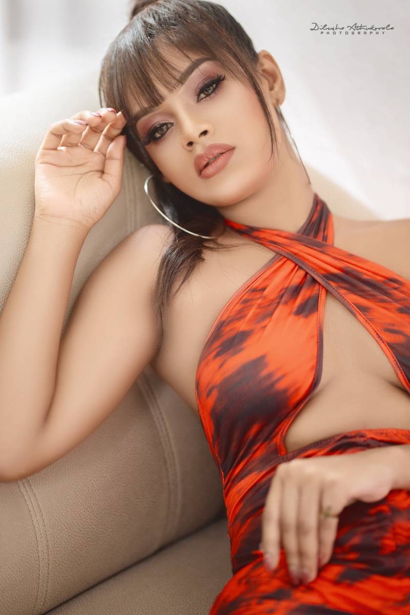 Thili Fernando Sexy Dress Clicks