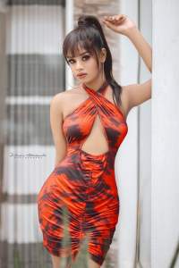 Thili Fernando Sexy Dress Clicks