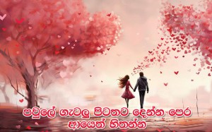 පවුලේ ගැටලු පිටතට දෙන්න පෙර ආයෙත් හිතන්න