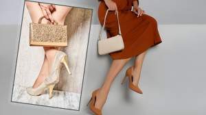 Party ගර්ල්ස්ලට Figure එකට Match වෙන්න Shoes & Hand bags